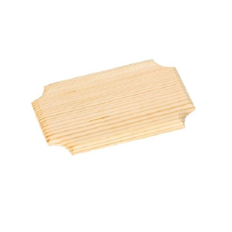 Targhetta in legno 16x10cm