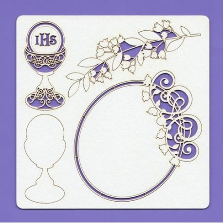 Chipboard elements Holy Communion 007