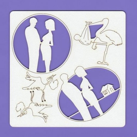 Chipboard elements Kids 001