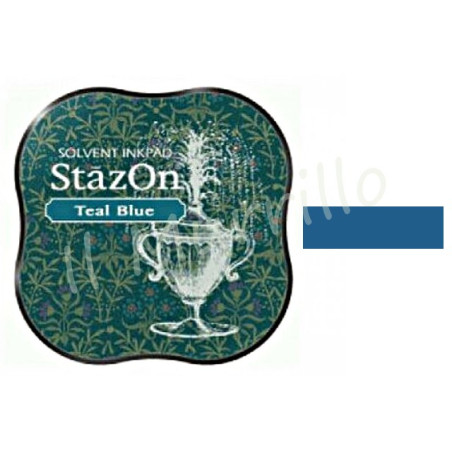 StazOn midi teal blue