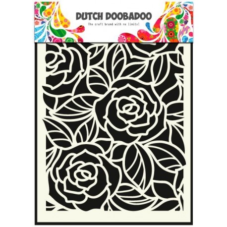 Dutch DooBaDoo Dutch Mask Art Big Roses