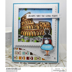 Stamping Bella Cling Stamp Rosie & Bernie's Colosseum