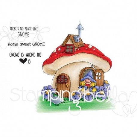 Stamping Bella Cling Stamp Gnome Home