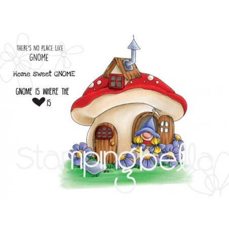 Stamping Bella Cling Stamp Gnome Home