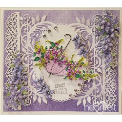 Heartfelt Creations Shaping Mold 3D Lush Lilac