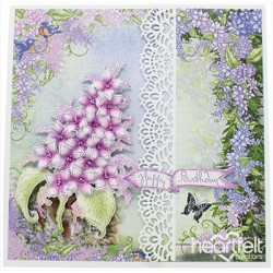 Heartfelt Creations Shaping Mold 3D Lush Lilac