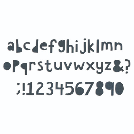 Bigz XL Alphabet Die - Cutout Lower 662708