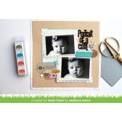 Lawn Fawn Die Itsy Bitsy Polka Dot Backdrop