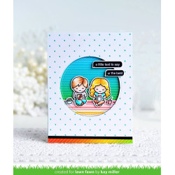 Lawn Fawn Die Itsy Bitsy Polka Dot Backdrop