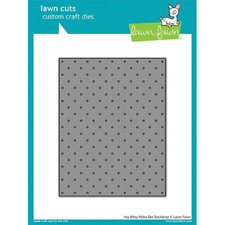 Lawn Fawn Die Itsy Bitsy Polka Dot Backdrop