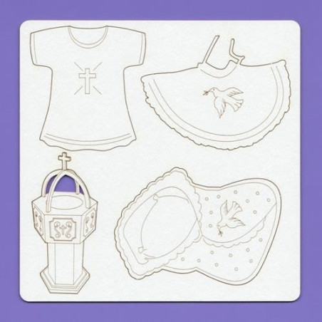 Chipboard elements Kids 006