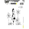 Carabelle Studio Cling Stamp A6 Une Femme Parmi Les Fleurs