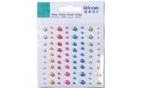 80 Perle adesive colorate