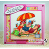 Art Impressions Rubber Stamps Loungers Set