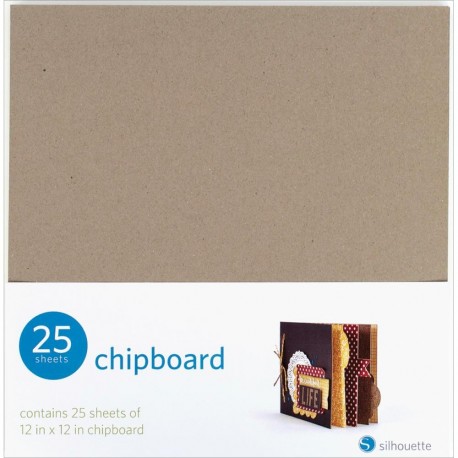 Silhouette Chipboard 30x30cm 25pz