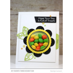 My Favorite Things Cross-Stitch Flower Frame Die-Namics