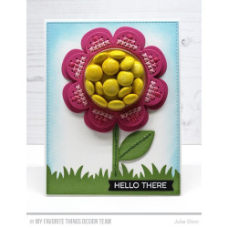My Favorite Things Cross-Stitch Flower Frame Die-Namics