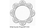 My Favorite Things Cross-Stitch Flower Frame Die-Namics