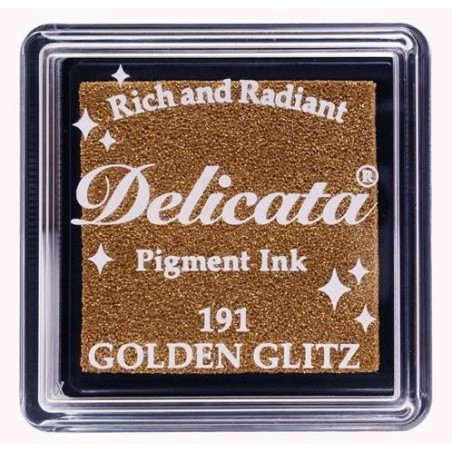 Delicata Inkpad Small Golden Glitz