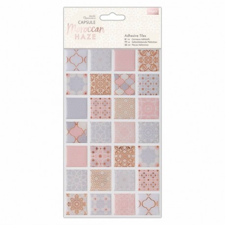  Papermania Capsule Adhesive Tiles Moroccan Haze