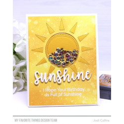 My Favorite Things Sunshine Shaker Die-Namics