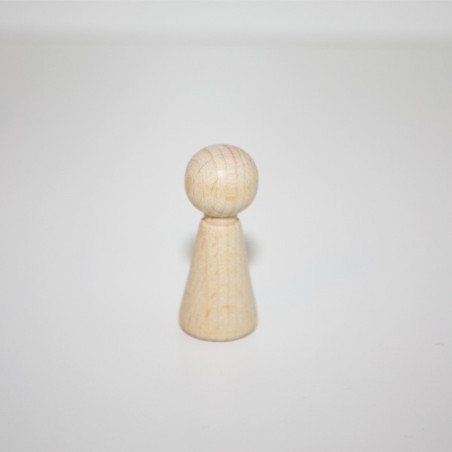 Cono legno naturale 33x15 mm