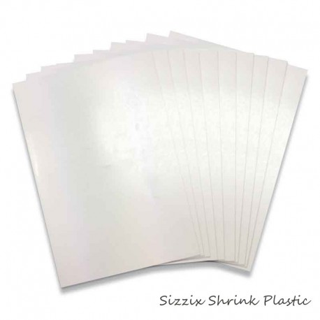 Sizzix Shrink Plastic 10 fogli A4