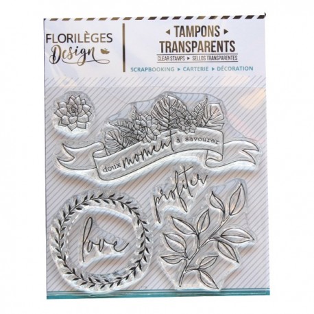 Florileges Clear Stamp Green Attitude