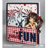 Timbro Whimsy Stamps Sunshine