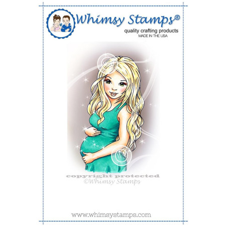 Timbro Whimsy Stamps Pregnant and Loving It