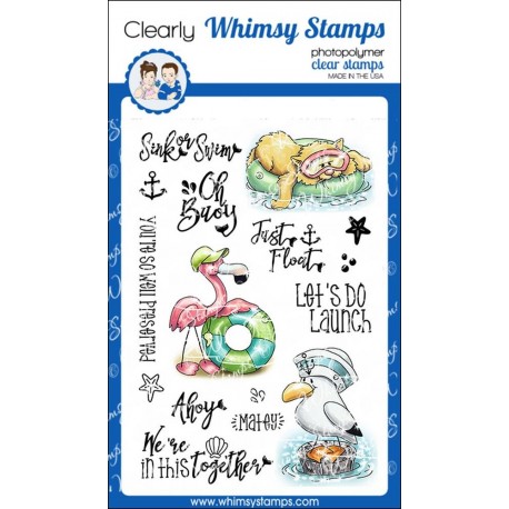 Timbro Whimsy Stamps Ahoy Matey!