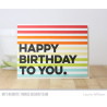 My Favorite Things Happy Birthday to You Clear Stamps