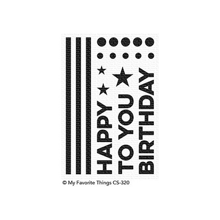 My Favorite Things Happy Birthday to You Clear Stamps
