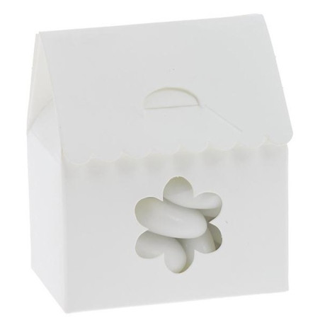 Casetta Fiore Bianca 6x4x6,5 cm