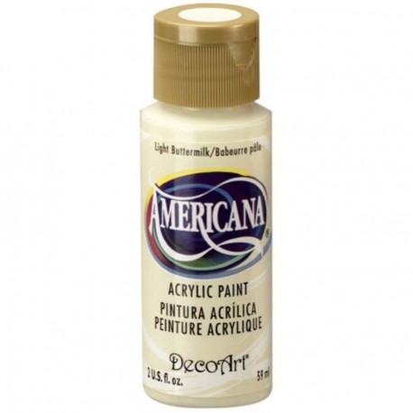 Colore acrilico DecoArt Americana Light Buttermilk