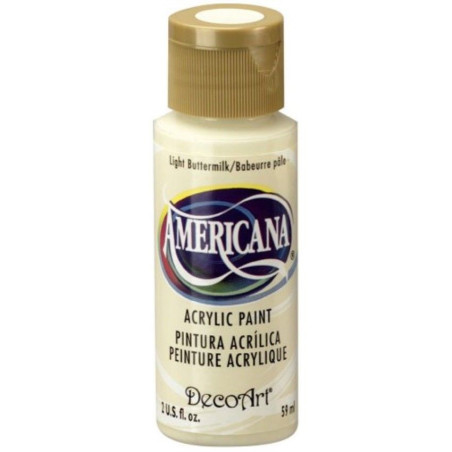 Colore acrilico DecoArt Americana Light Buttermilk