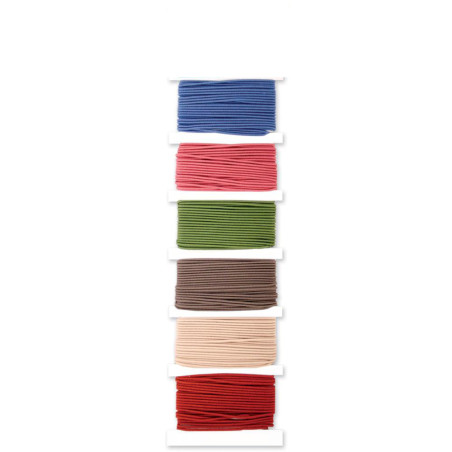 Cordini elastici Colorful Thick 6 colori
