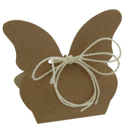 Borsa Farfalla avana 6x4x9cm