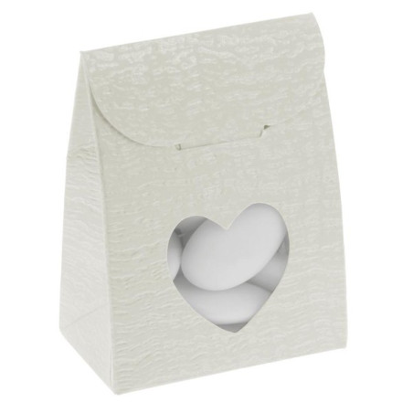 Sacchetto ardesia con cuore 60x35x80 mm