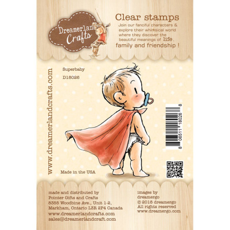 DreamerlandCrafts Clear Stamp Superbaby