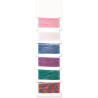 Cordini elastici Colorful Thick Sparkle 6 colori