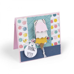 Thinlits Die Set 9 pz - Bag Favor with Scallop Top 662803