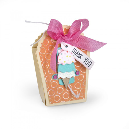 Thinlits Die Set 9 pz - Bag Favor with Scallop Top 662803