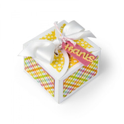 Thinlits Die Set 10 pz - Box Favor with Thanks 662805