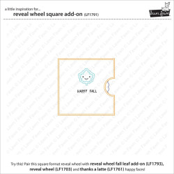 Lawn Fawn Die Reveal Wheel Square Add-On