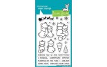 Lawn Fawn Stamp Set Winter Skies