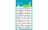 Lawn Fawn Stamp Set Winter Scripty Sentiments