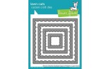 Lawn Fawn Die Reverse Stitched Scalloped Square Window