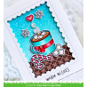 Lawn Fawn Die Reverse Stitch Scallop Rectangle Window