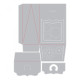 Thinlits Die Set 6 pz - Box Favor with Bracket Flap 662804